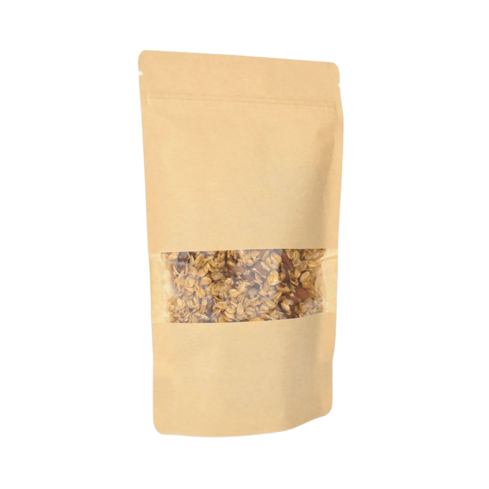 Natron zip vrećice s prozorom – DVOSLOJNE 160x80x270mm